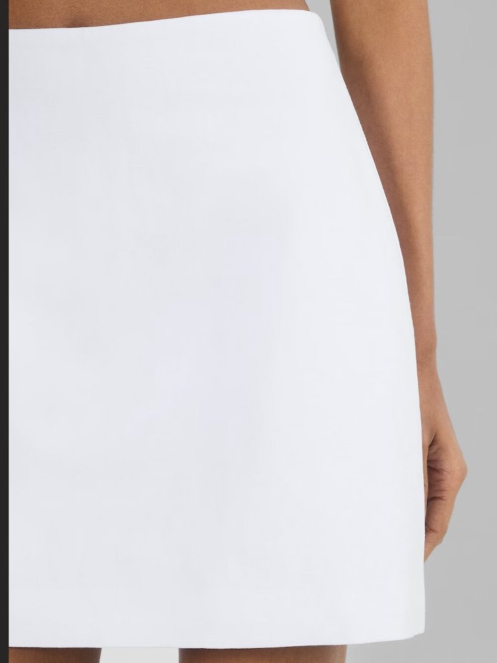 NWT Wilfred CruiseLinen™ Classic Mini Skirt in Light Birch - Picture 4 of 7
